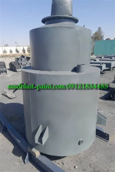 سندبلاست مخزن فلزی